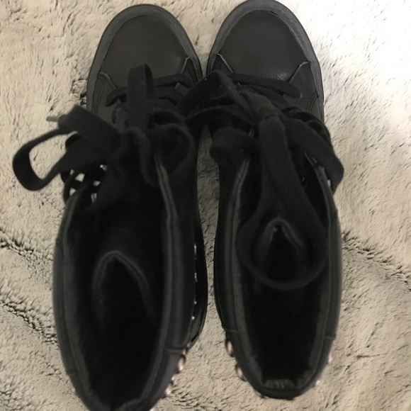 Ash high heel Sneakers with studs   NWOT - Picture 14 of 16